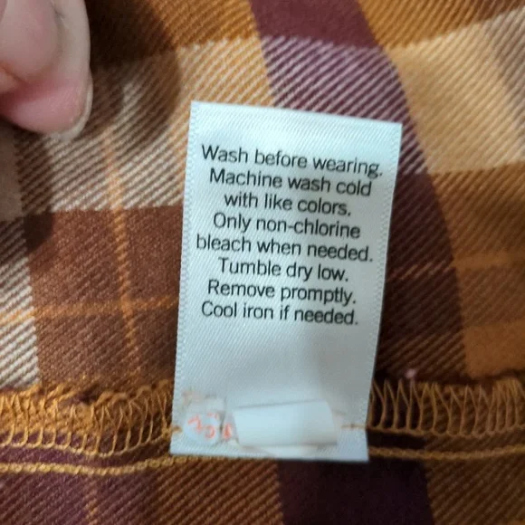 so full girls size 17 plaid mini - Picture 13 of 13